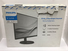 PHILIPS 22" Professional Computer Monitor LED Full HD 1080P VGA HDMI 16:9 221V8L
