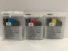 Brother Color in LC-402 3 Pack Yellow Magenta Cyan LC4023PKS