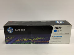 HP LaserJet 202X CYAN Toner Cartridge GENUINE OEM CF501X