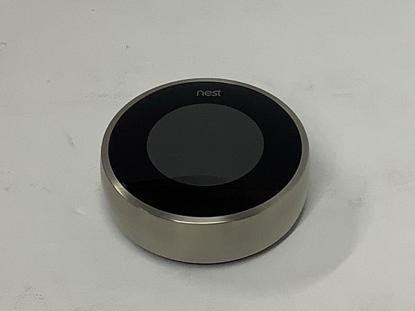 Google Nest 2nd Gen Smart Thermostat Silver Unit and Base Only T200577