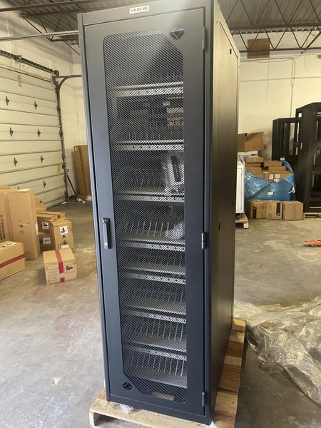 Black Box Charging Cabinet 96 Slot Sync Charge Modules Rack MSC-96-TCN