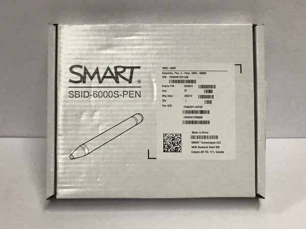 Smart Board 6000S Series Replacement Pens Set of Two SBID-6000S-PEN OEM 1033824