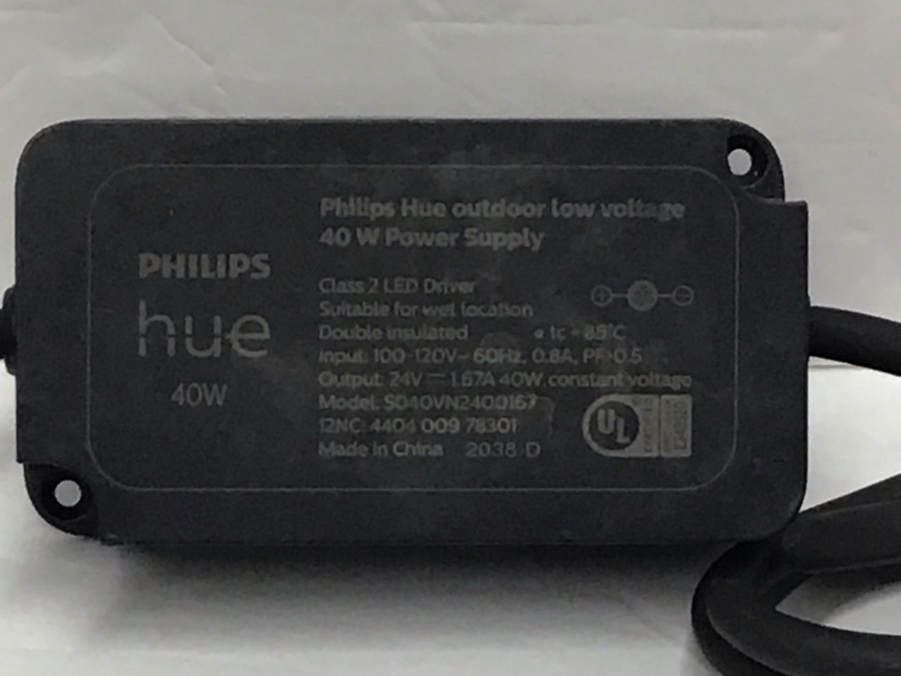 Philips LED Driver Power Supply AC Adapter Wet Location 49W S040VN2400167