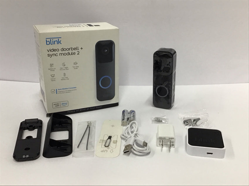 Blink Video Doorbell Plus Sync Module 2 Battery or Wired Smart Wi-Fi B08SGC46M9