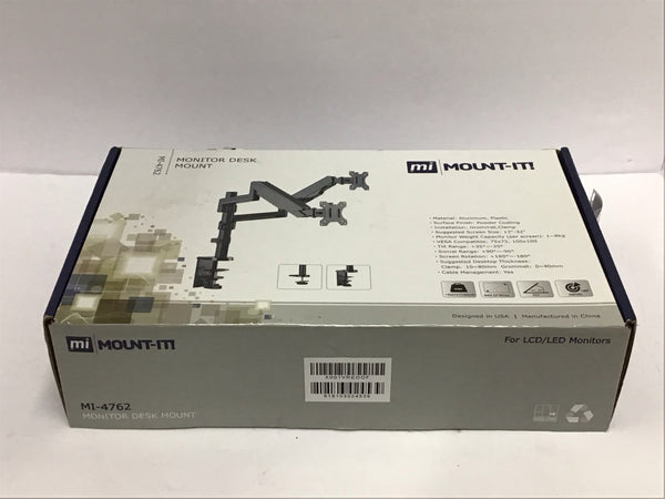 Mount It! Dual-Monitor Desk Mount for monitors up to 32" MI-4762