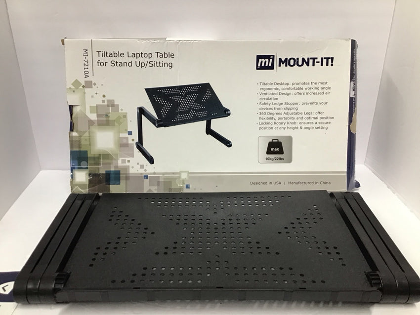 Mount It! Tiltable Laptop Notebook Table Stand Up / Sitting  MI-7210A