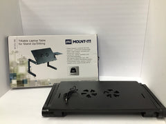 Mount It! USB Cooling Fan Laptop Notebook Tiltable Table Stand MI-7211A