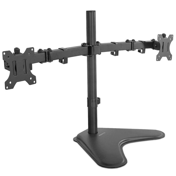 Mount It! Dual Monitor Stand with Freestanding Desktop Base MI-2781B