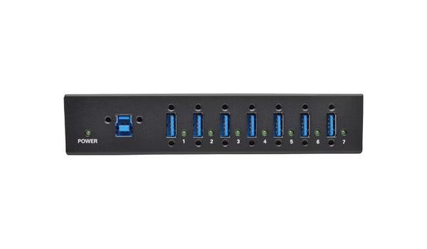 Tripp Lite 7 Port Industrial-Grade USB 3.2 Hub w/ 20kV ESD Immunity U360-007-IND