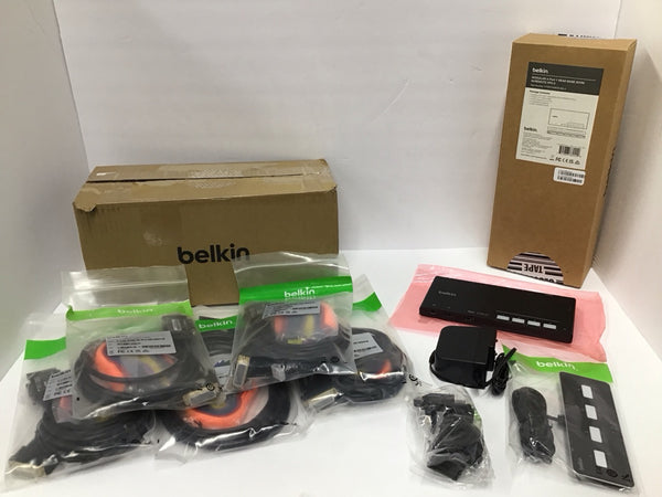 Belkin 4 Port KVM Switch Base Unit Single Head DVI Modular F1DN104MOD-DD-4