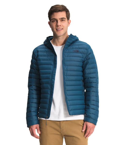 North Face Men's Stretch Down Hoodie Coat Monterey Blue XXL NF0A3Y55BH7-XXL