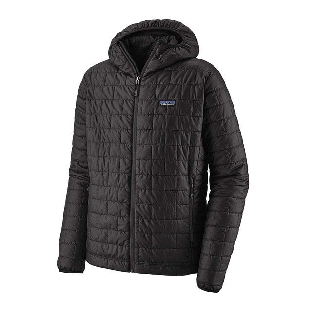 Patagonia Men's Nano Puff Hoody Packable Jacket XXL Black 84222 BLK