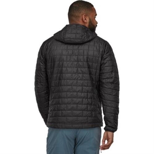 Patagonia Men's Nano Puff Hoody Packable Jacket XXL Black 84222 BLK