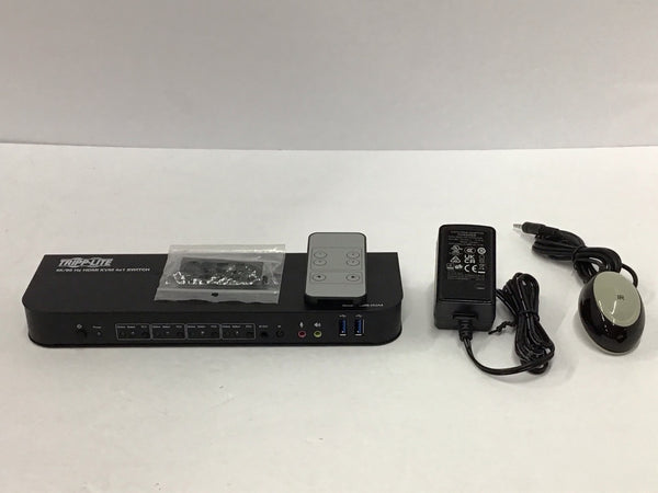 Tripp Lite 4-Port HDMI/USB KVM Switch 4K 60Hz HDR HDCP 2.2 IR Sharing B005-HUA4