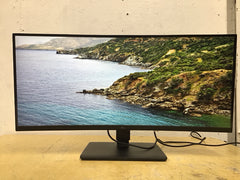 LG 34'' WQHD UltraWide Curved Monitor Speakers Webcam Mic USB-C 34BQ77QC-B