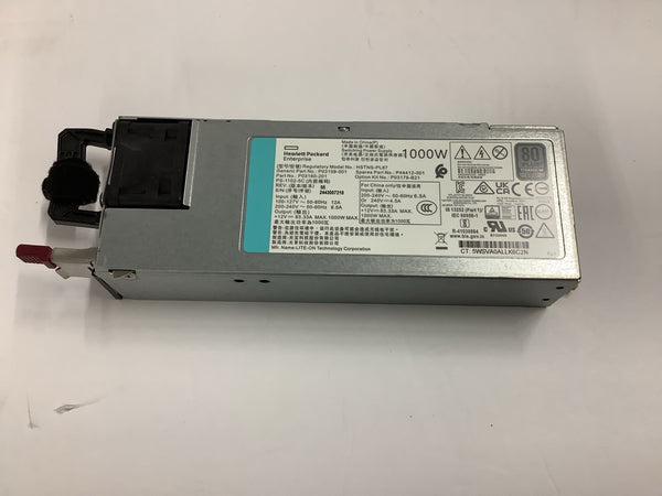 HPE DL360 Gen11 Power Supply 1000W 80Plus Titanium P44412-001 READ P03160-201