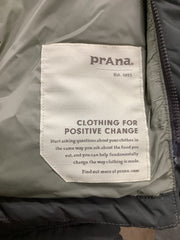 Prana Pinchot Shirt Jacket Black Olive Heather XL Extra Large 1961921