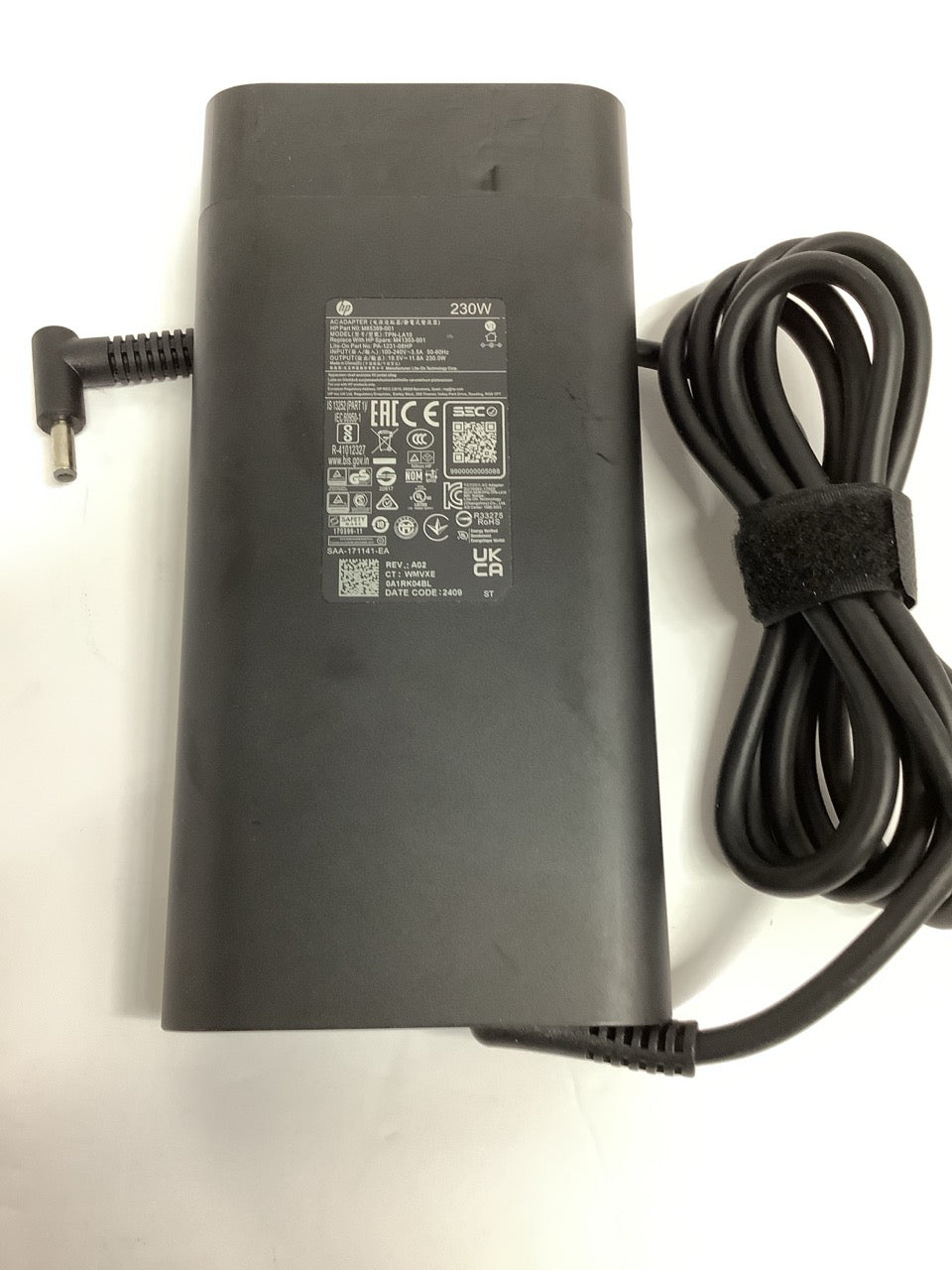 HP Zbook 230W Slim Smart 4.5mm AC Adapter M41303-001 GENUINE OEM 6E6M1AA#ABA