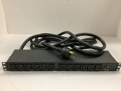 Tripp Lite 1U PDU 2.9kW Single-Phase 120V 24 NEMA 5-15R L5-30P Input PDU2430