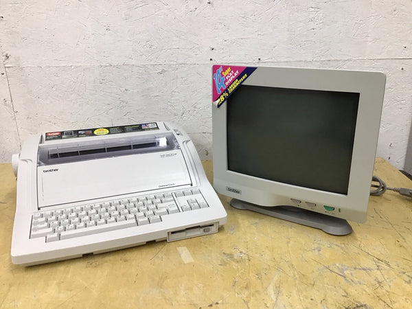 Brother WP-3600D & CT-1400 Monitor Word Processor Typewriter /w Display