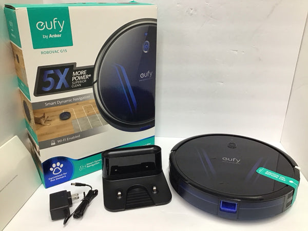 Eufy Robovac G15 Black Robot Vacuum /w Gyro Navigation T2257Z12