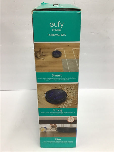 Eufy Robovac G15 Black Robot Vacuum /w Gyro Navigation T2257Z12