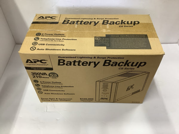 APC BackUPS CS 350VA BK350 NEW WARRANTY
