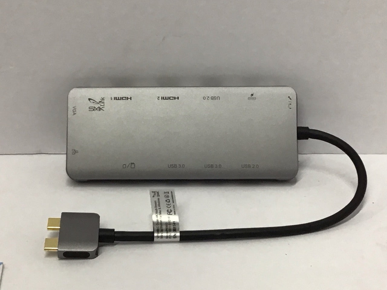 SMK Link USB-C Dual 4K Multi-Stream Mini Docking Station w/ 100W USB-C VP6960CAB
