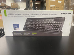 IOGEAR USB Keyboard /w Smart Card Reader (TAA Compliant) GKBSR201TAA