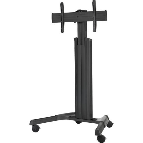 Chief LPAU Series Large Fusion Manual Height Adjustable Mobile AV Cart Blk LPAUB