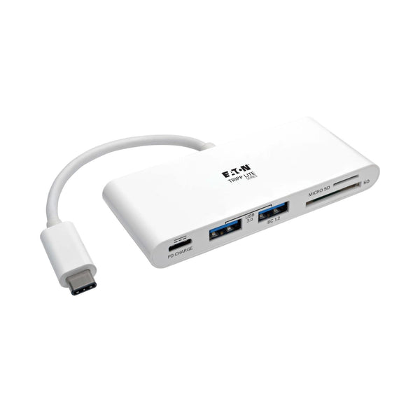 Tripp Lite USB-C Multiport Adapter USB 3.0 / USB-C / Card Reader U460-002-2AM-C