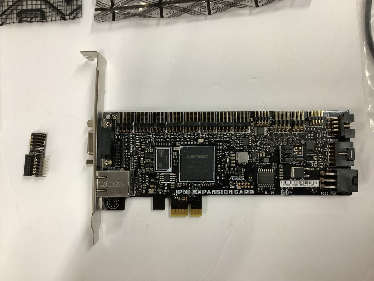 ASUS IPMI Expansion Card W/ Dedicated Ethernet Controller Vga Port Pcie 3.0 IPMI