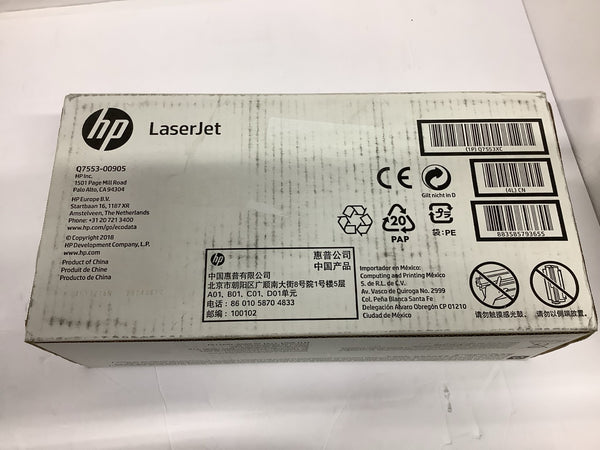 HP LaserJet Toner Cartridge GENUINE OEM Q7553XC