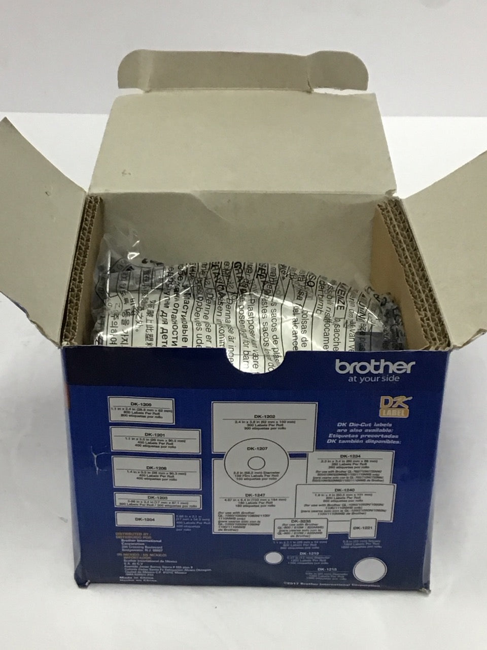Brother Large White Paper Shipping Labels 4.07" x 6.4" GENUINE OEM DK-1247
