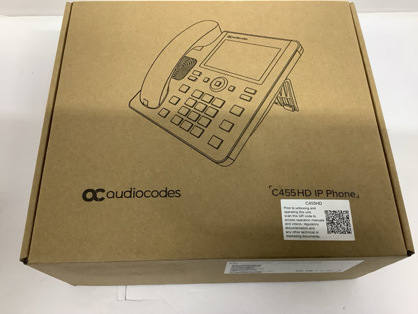 Audiocodes C455HD IP Phone Microsoft Teams Wifi Bluetooth TEAMS-C455HD-DBW