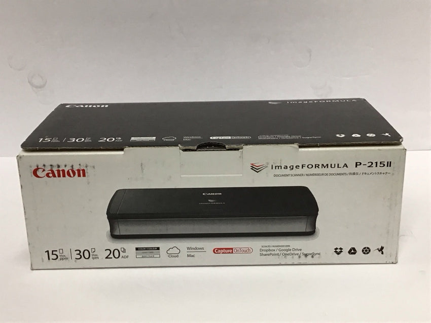 Canon imageFORMULA P-215II Sheetfed Document Scanner 600 dpi 9705B007