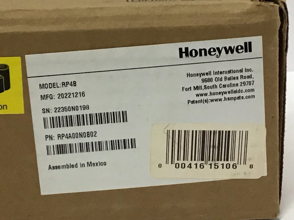 Honeywell RP4 Mobile Thermal Label Printer 203DPI Bluetooth 4.37" RP4A00N0B02