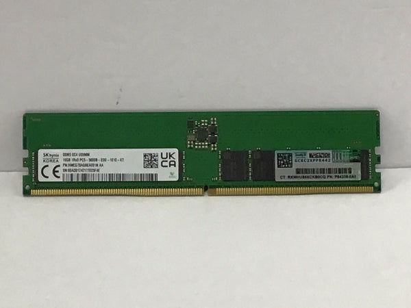 HPE 16GB Memory Module P64338-0A1 DDR5 4800MHz PC5-38400 ECC UDIMM P64336-B21