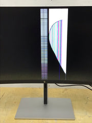 HP 7 Pro 738pu 37.5" WQHD  Curved 4K Thunderbolt 4 Monitor CRACKED 8K167AA#ABA