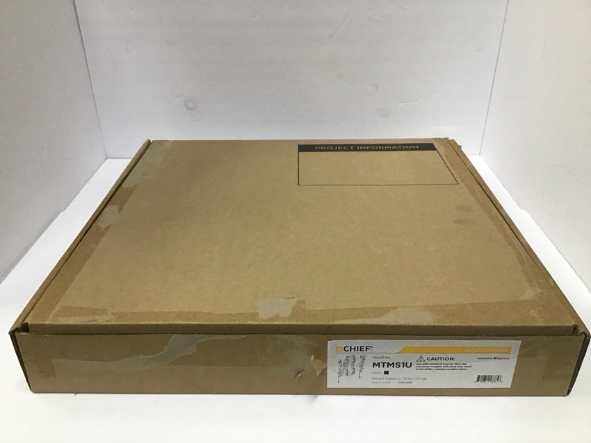 Chief Medium Fusion Micro-Adjustable Tilt Wall Mount Single Stud MTMS1U