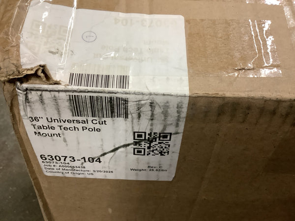 HAT 36" Cut Table Tech Universal Cut Pole Mount, Dominos Logo, NCNR 63073-104