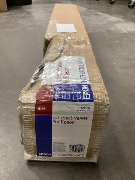 Epson Somerset Velvet Paper Roll for 255 gsm  44" x 50' White  SP91204