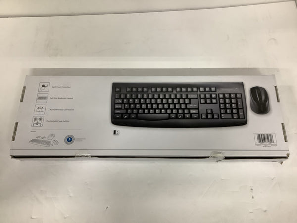 Kensington Wireless Keyboard Mouse Set USB Spill-proof Protection Black K75231US