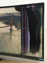 PHILIPS Brilliance 49" Wide Monitor 32:9 5120 X1440 READ CRACKED 499P9H