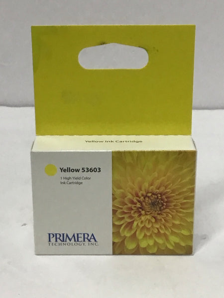 Primera Ink Cartridge Yellow for Bravo 4100 Series Printers 53603