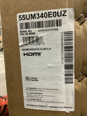 LG 55" UM340E Professional TV 4K Commercial Display Diginal Signage 55UM340E0UZ