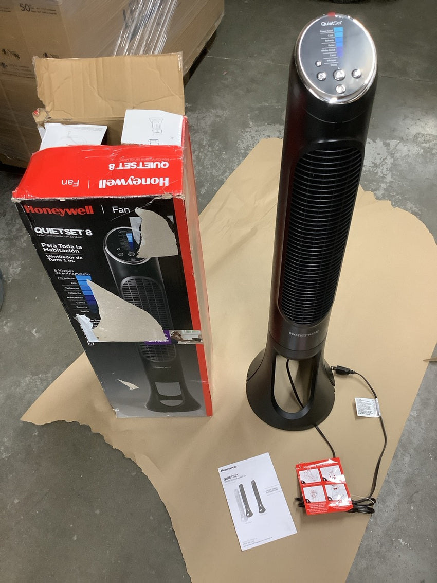 Honeywell QuietSet 8 Whole Room Oscillating Tower Fan READ HYF290B