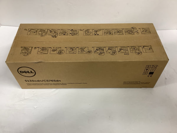 Dell Yellow Imaging Drum Genuine OEM 5130cdn C5765dn Printer X951N