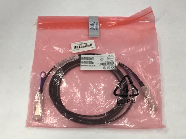 Mellanox 10Gbps SFP  to SFP  3 Meter Direct Attach Copper Cable MC3309130-003