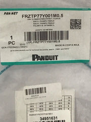 Panduit OM4 12-Fiber Interconnect Plenum PanMPO Female Cable  FRZTP77Y001M0.5